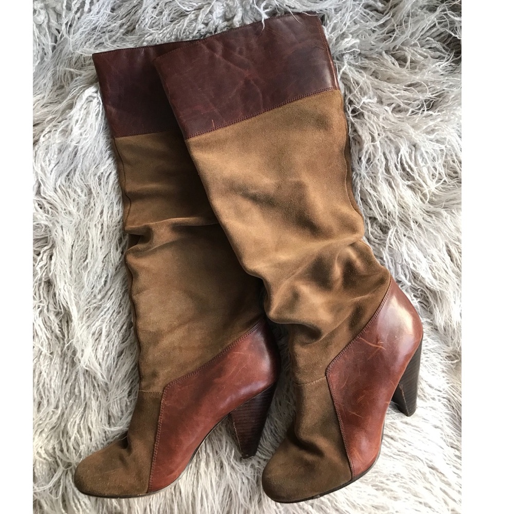 Leather and suede - Knee boots by Jessica Simpson